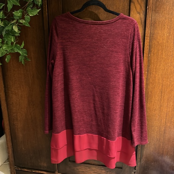 Cranberry Tunic Sweater - Picture 2 of 2